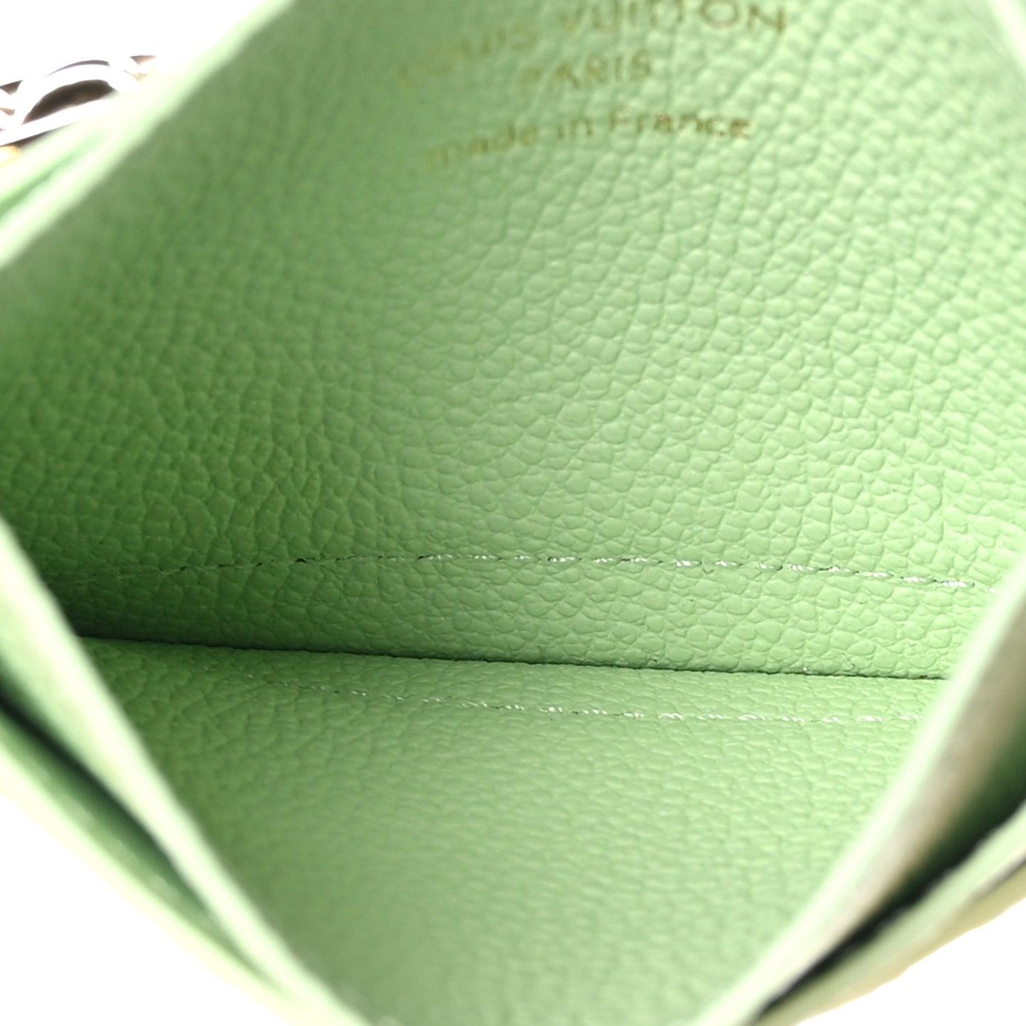 Empreinte Monogram LV Charms Card Holder Spring Green