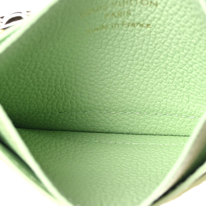 Louis Vuitton Empreinte Monogram LV Charms Card Holder Spring Green 5 of 8