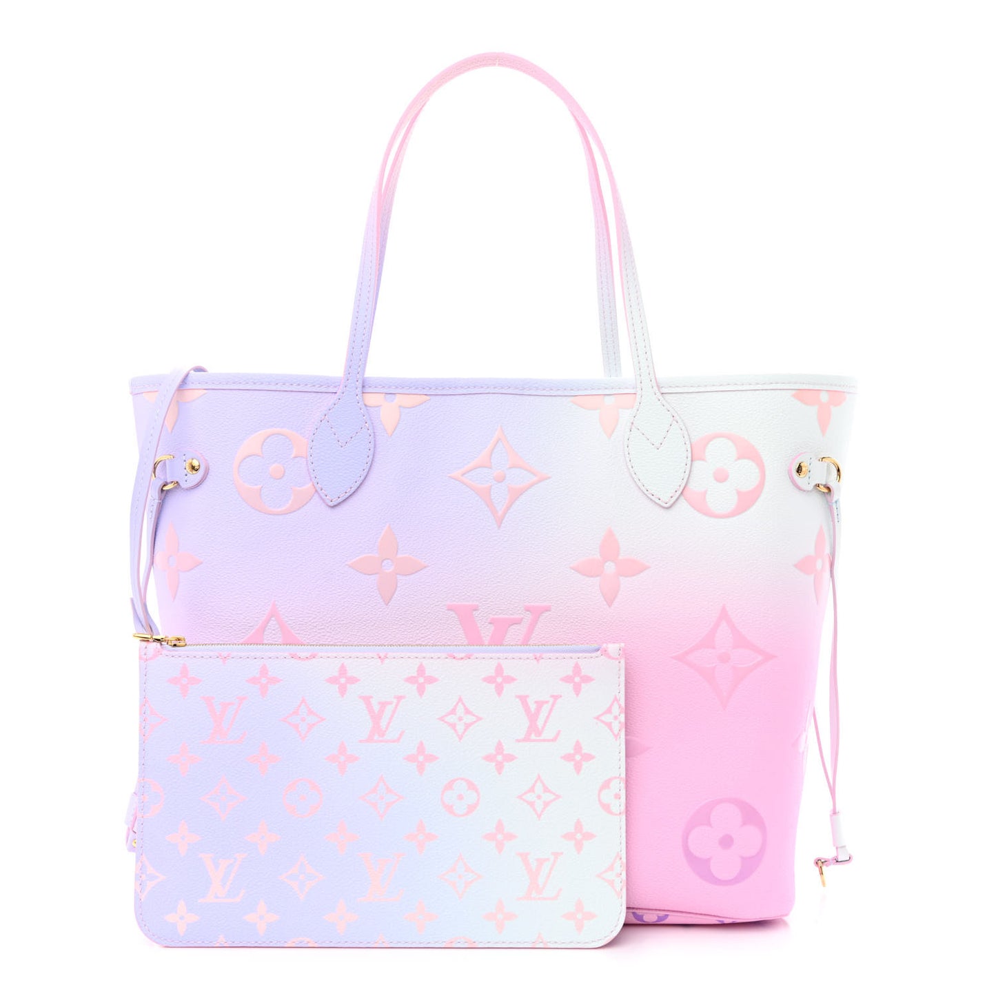Monogram Giant Spring In The City Neverfull MM Sunrise Pastel