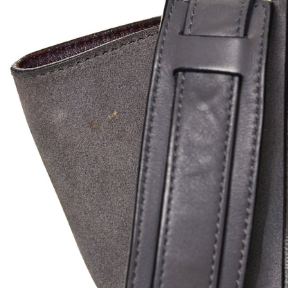 Celine Crocodile Embossed Nubuck Medium Trapeze Grey 21 of 24