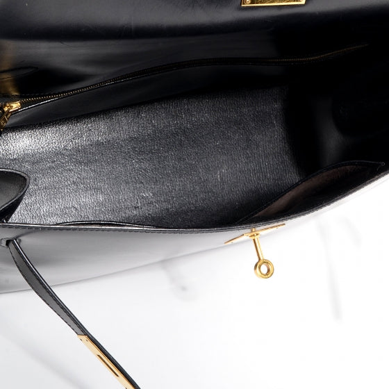 Hermes Box Kelly Sellier 35 Black 6 of 25