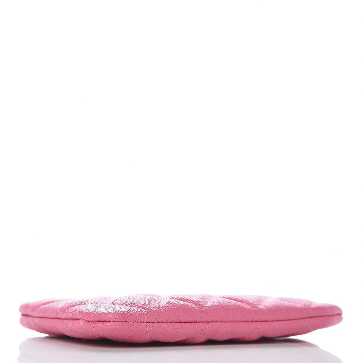 Caviar Quilted Small Cosmetic Case Pink