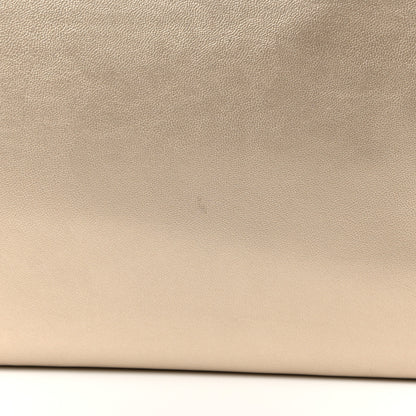 Telfar Metallic Vegan Leather Large Shopping Bag Gold 21 of 22
