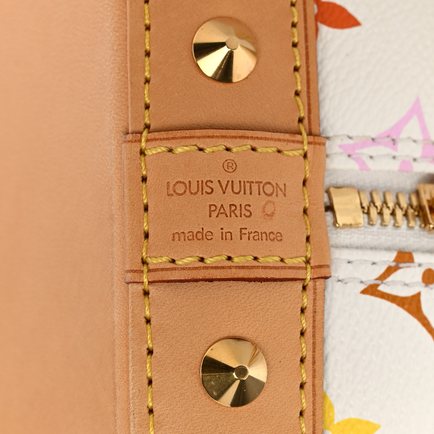 Louis Vuitton Monogram Multicolor Alma White 6 of 9