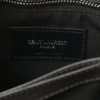 Saint Laurent Calfskin Y Quilted Monogram Toy Loulou Crossbody Bag Storm 8 of 18