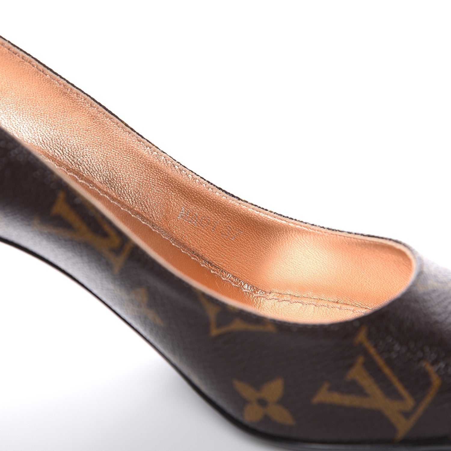 Louis Vuitton Monogram Cherie Pumps 38 Rose Gold 6 of 9
