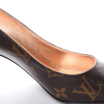 Louis Vuitton Monogram Cherie Pumps 38 Rose Gold 6 of 9