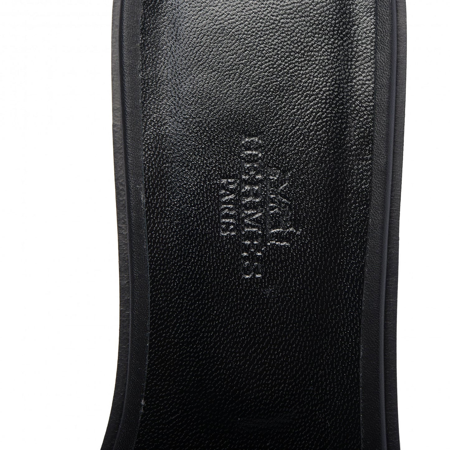 Calfskin Pique Oran Sandals 39 Black