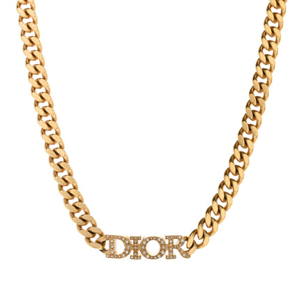 Christian Dior Metal Crystal Dio(r)evolution Choker Gold 1 of 5