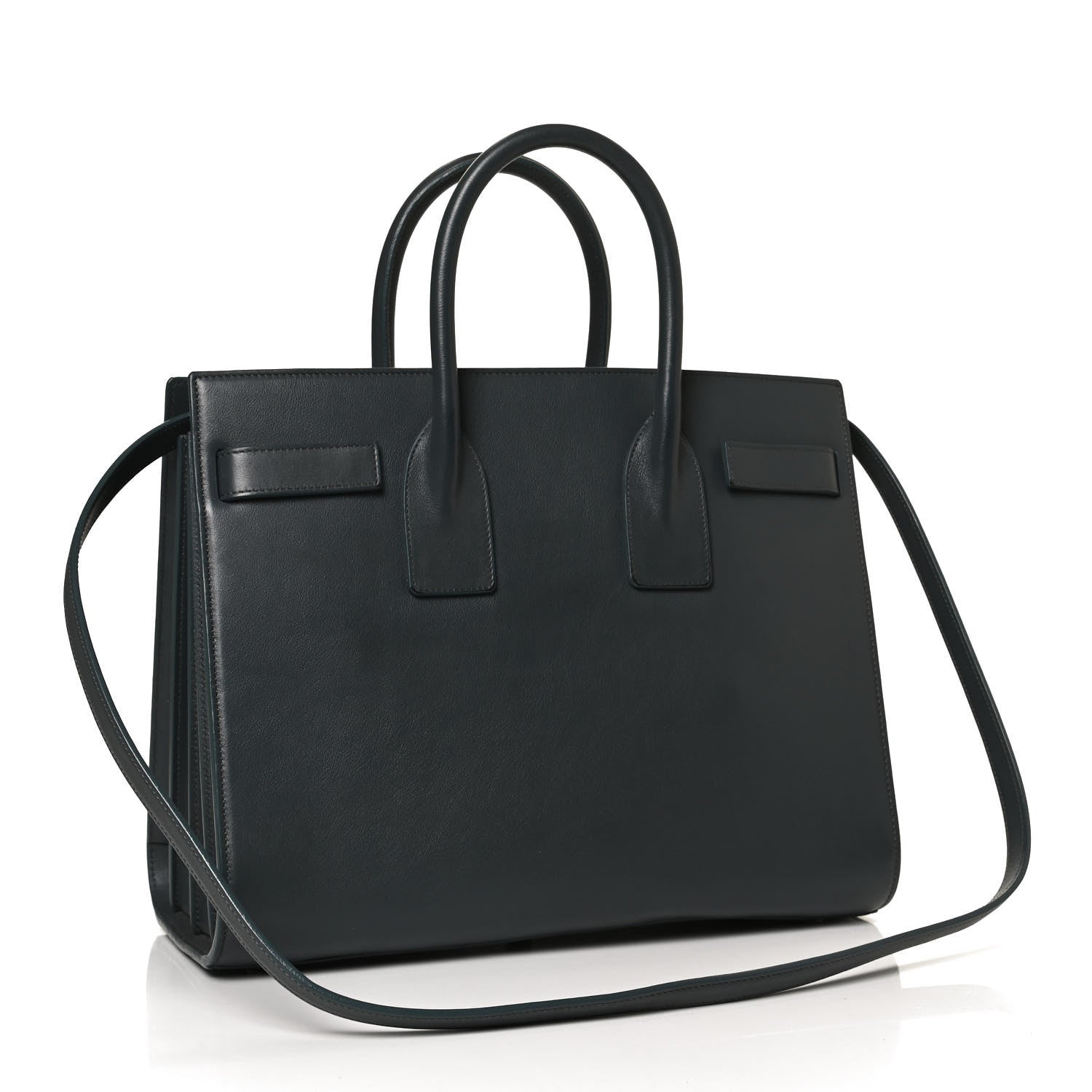 Saint Laurent Calfskin Small Sac De Jour Dark Green 2 of 10