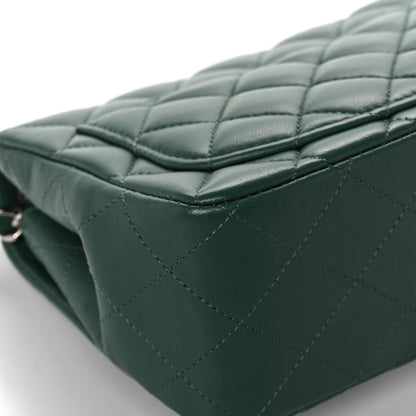 Chanel Lambskin Quilted Mini Square Flap Green 9 of 13
