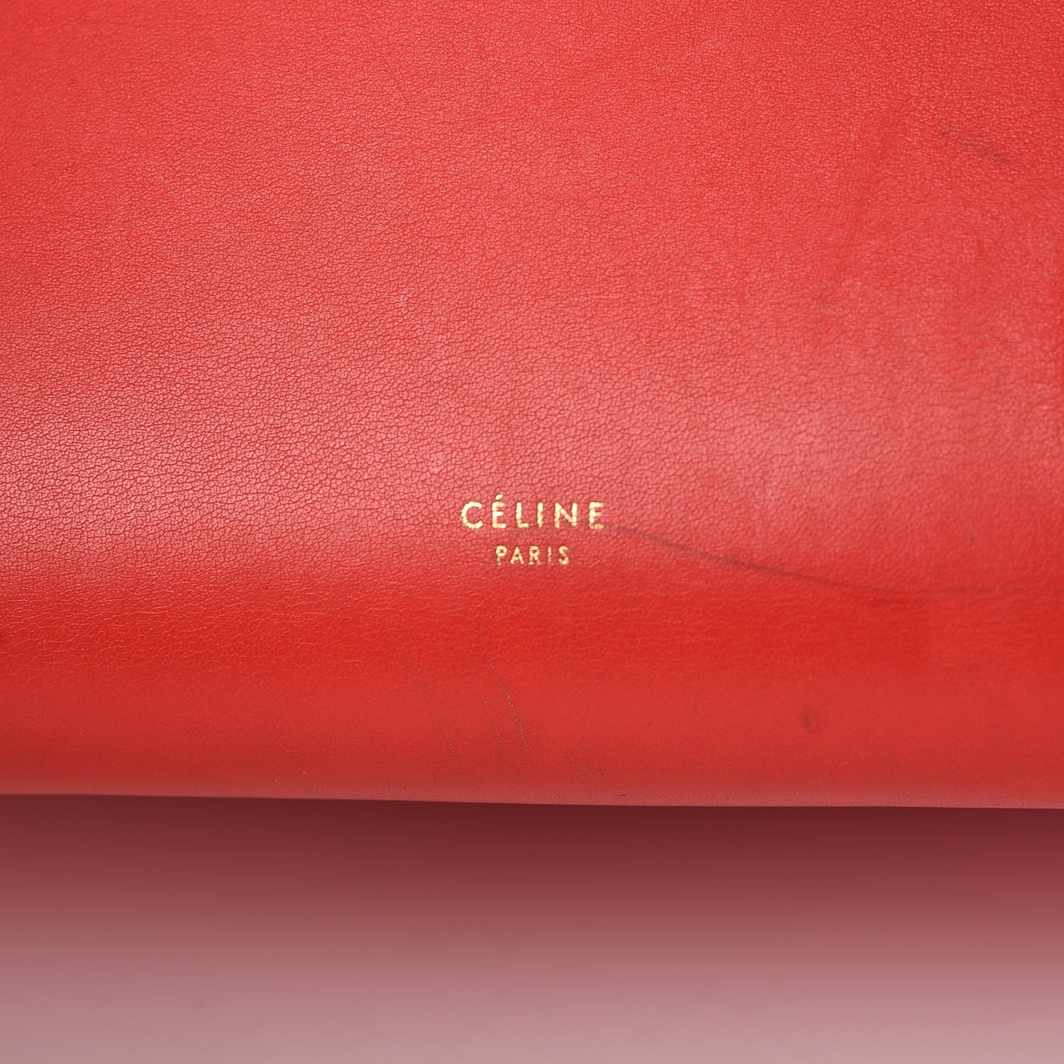 Celine Smooth Calfskin Small Tie Knot Tote Red 6 of 25