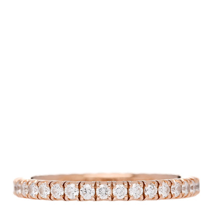 Cartier 18K Pink Gold Diamond 2mm Etincelle de Cartier Wedding Band Ring 49 5 3 of 6