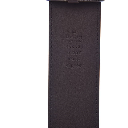 Gucci Textured Dollar Calfskin Double G 40mm Belt 100 40 Dark Cocoa 6 of 6