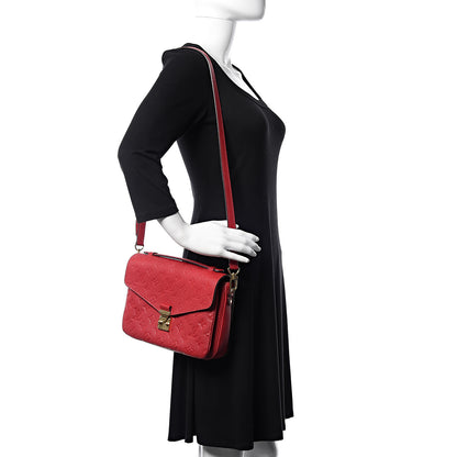 Louis Vuitton Empreinte Pochette Metis Scarlet 2 of 10