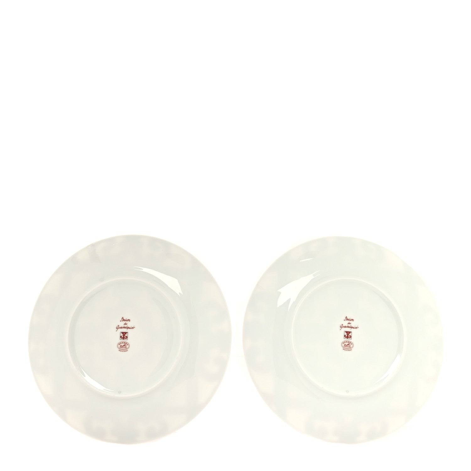 Hermes Porcelain Balcon du Guadalquivir Plate Set of 2 3 of 6