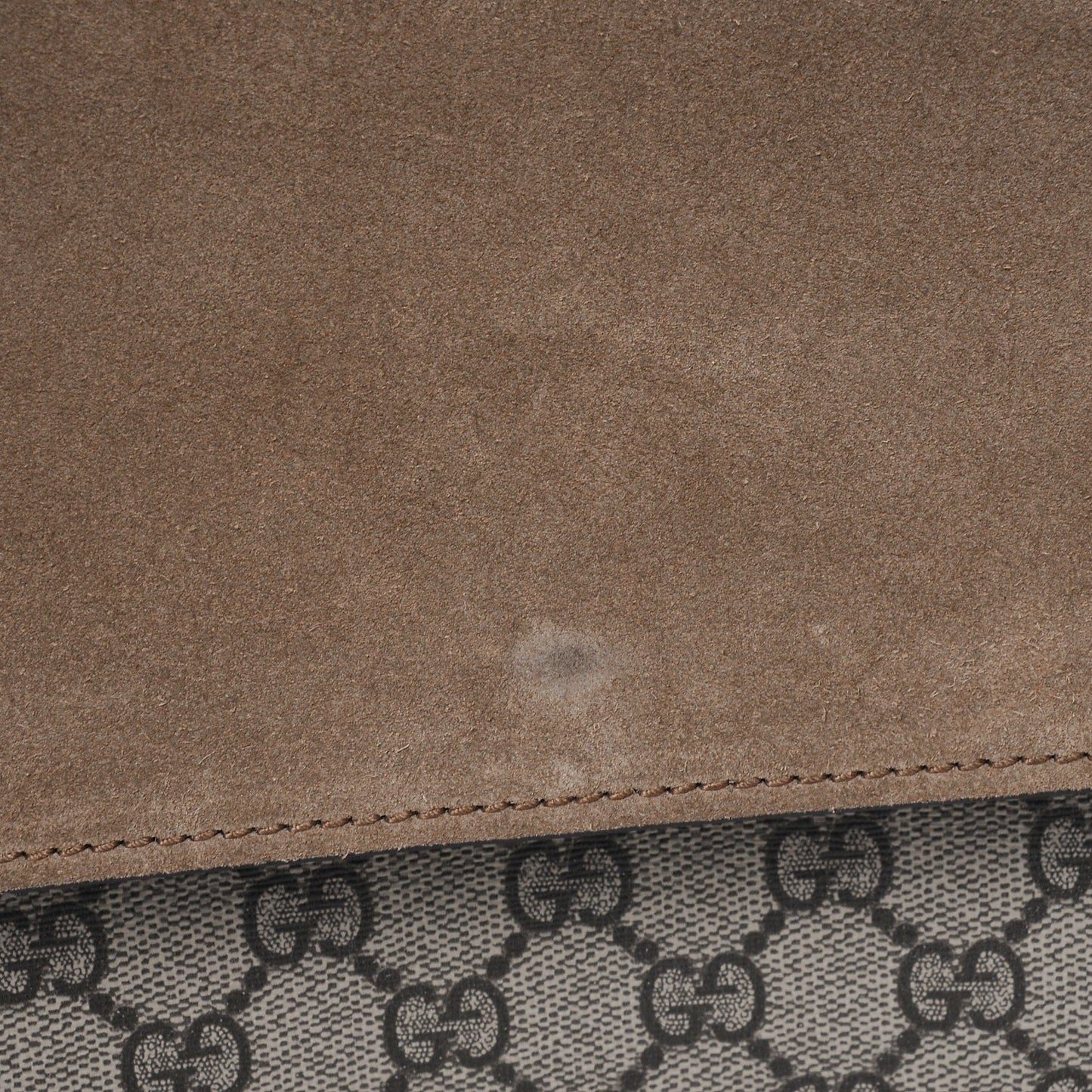 GG Supreme Monogram Medium Dionysus Shoulder Bag Taupe