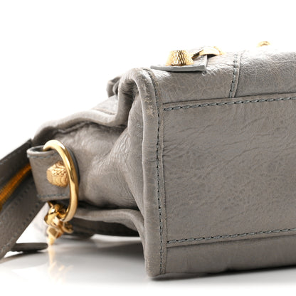 Balenciaga Agneau Giant 12 Gold Hardware Mini City Gris Pyrite 9 of 12