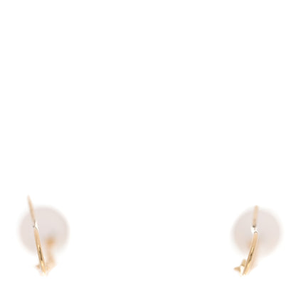 Tiffany 18K Yellow Gold Cultured Pearl Elsa Peretti Pearls By The Yard Drop Earrings 3 of 4