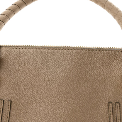 Chloe Calfskin Braided Medium Marcie Double Carry Boyish Brown 8 of 10