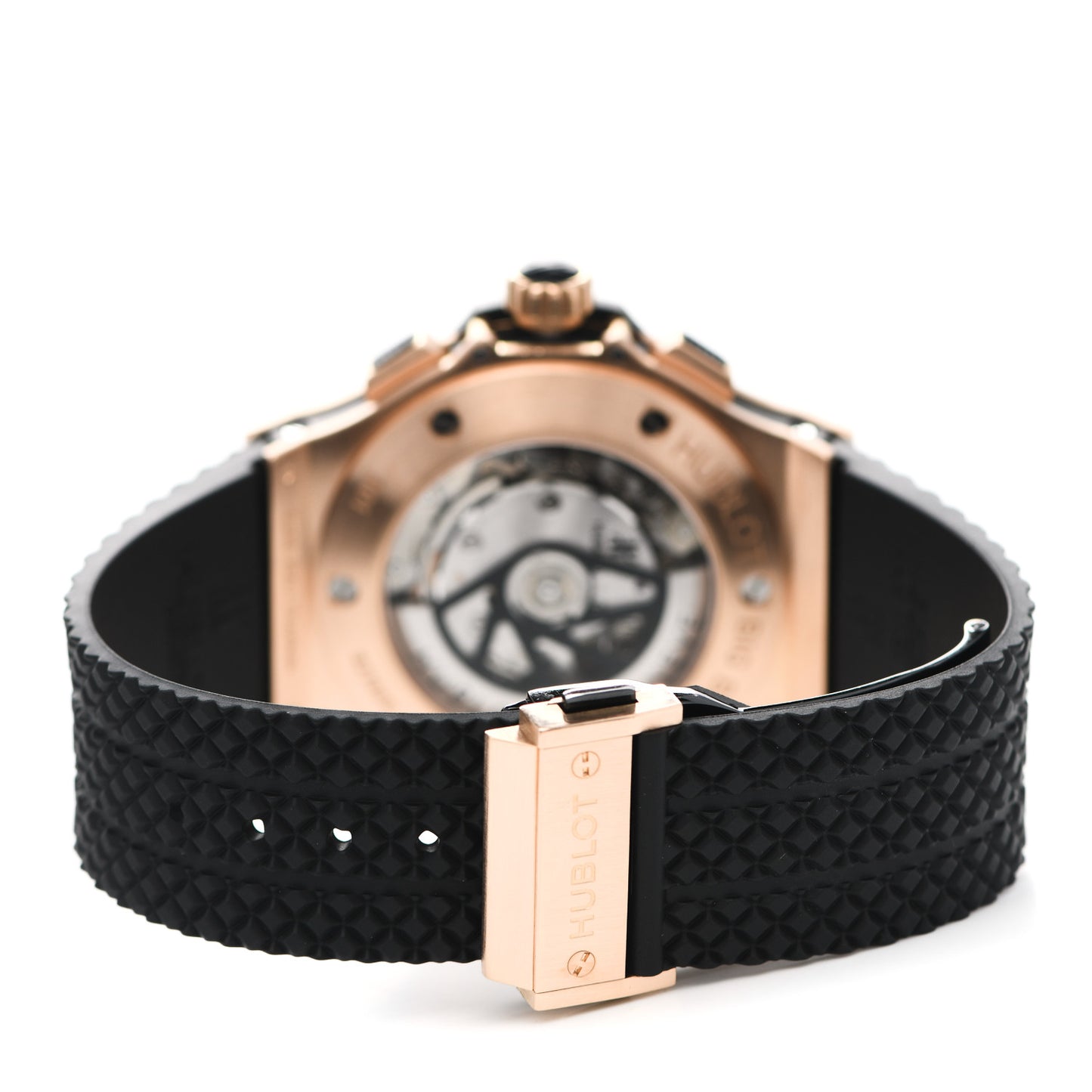 18K Rose Gold Titanium Rubber 44mm Big Bang Evolution Automatic Watch Black 301.PM.1780. RX