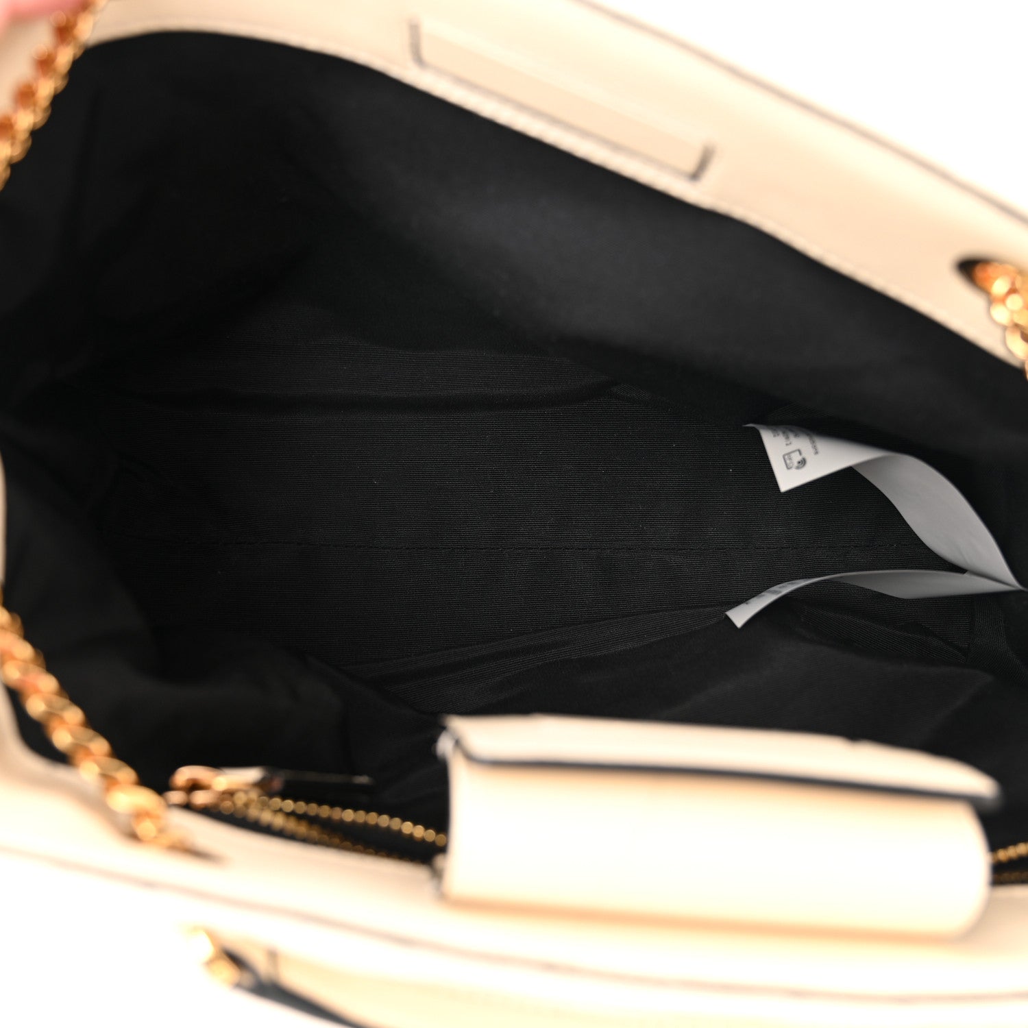 Versace Nappa Quilted Medusa Chain Shoulder Bag Beige 5 of 9