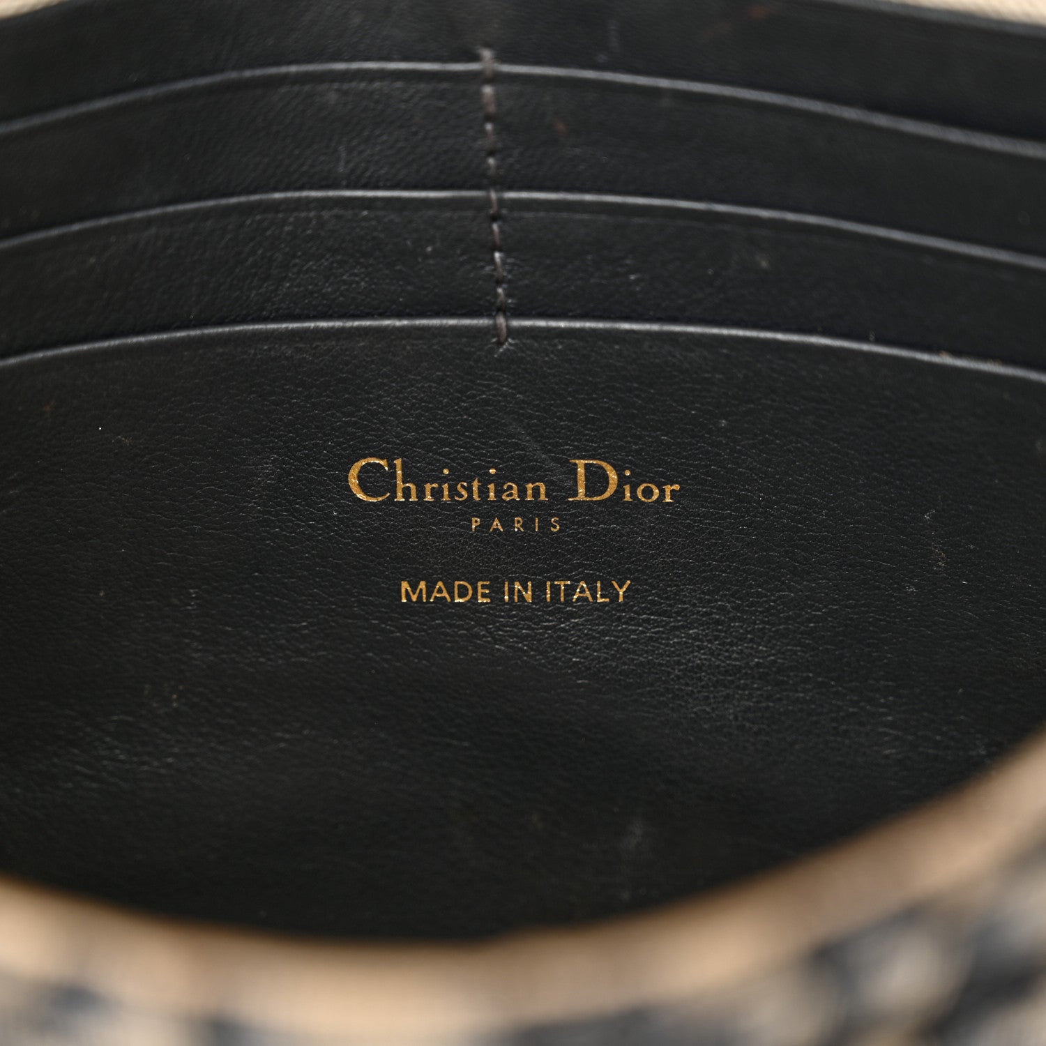 Christian Dior Oblique Saddle Chain Pouch Blue 7 of 17