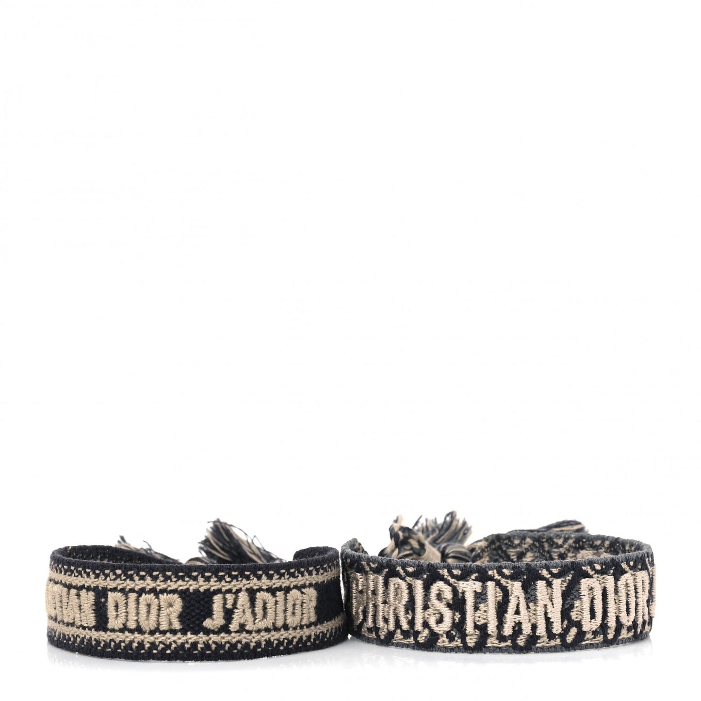 Woven Cotton J'Adior Friendship Bracelet Set Navy