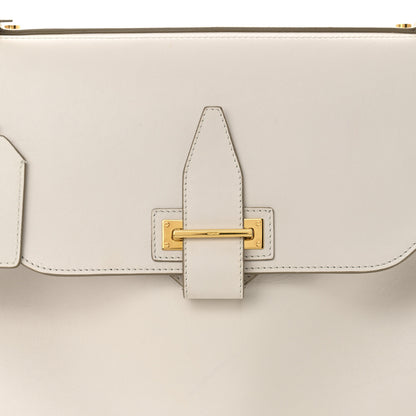 Tom Ford Calfskin Top Handle Bag Ivory 12 of 19