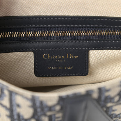 Christian Dior Oblique Saddle Bag Blue 6 of 8