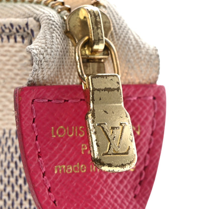 Louis Vuitton Damier Azur 2017 Christmas Animation Mini Pochette Accessories 8 of 9