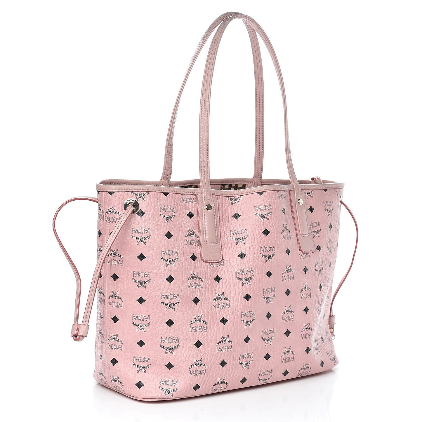 Visetos Medium Liz Reversible Shopper Tote Soft Pink