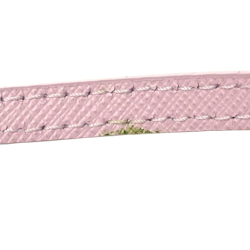 Re-Nylon Saffiano Duet Bucket Crossbody Bag Alabastro