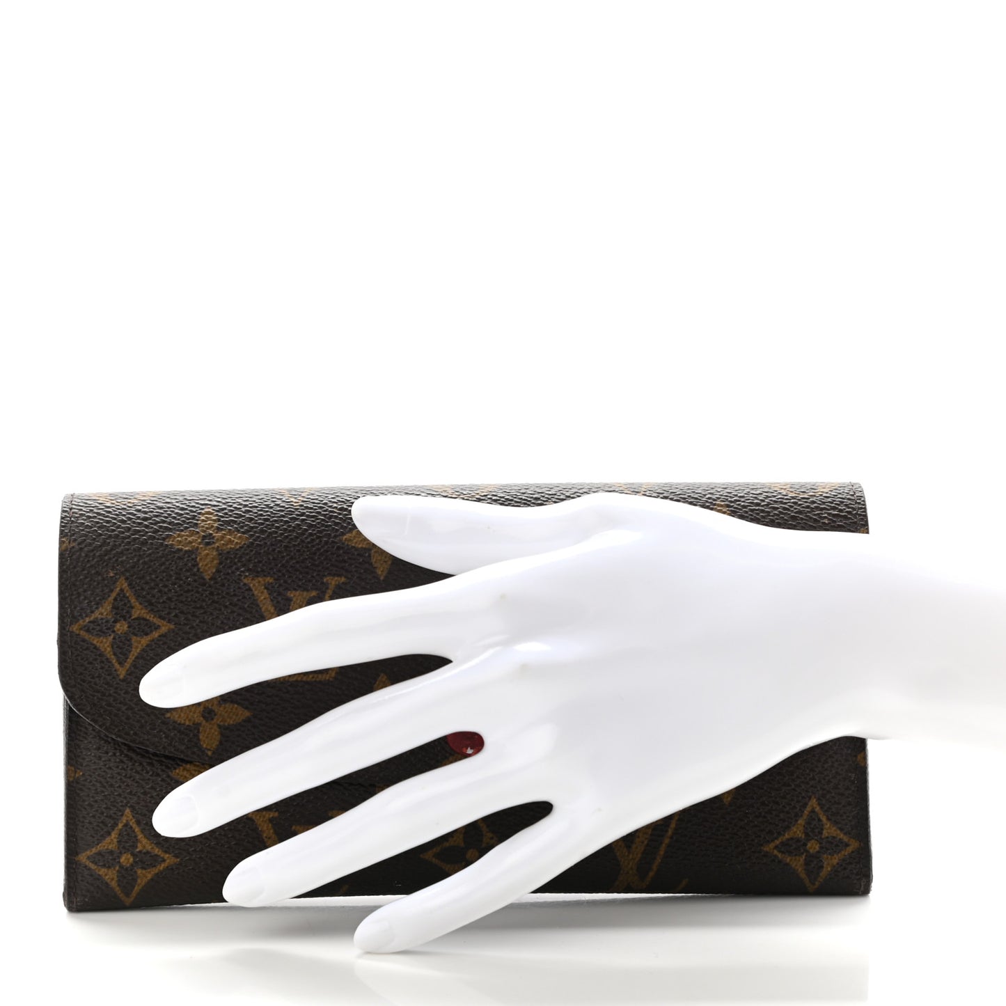 Monogram Emilie Wallet Red