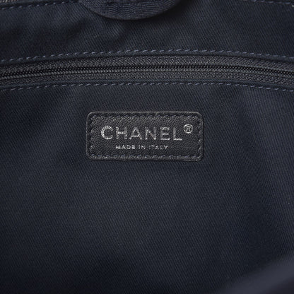 Chanel Denim Small Deauville Tote Dark Blue 6 of 8