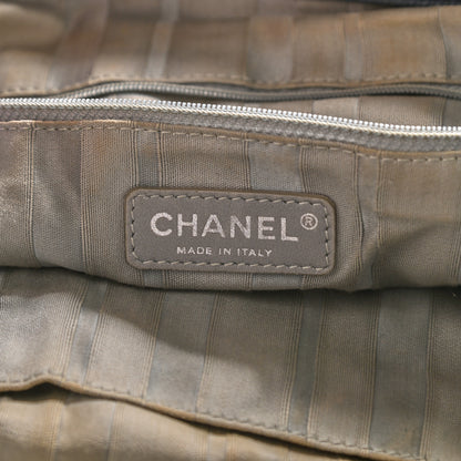 Chanel Denim Small CC Discus Tote Blue 7 of 12