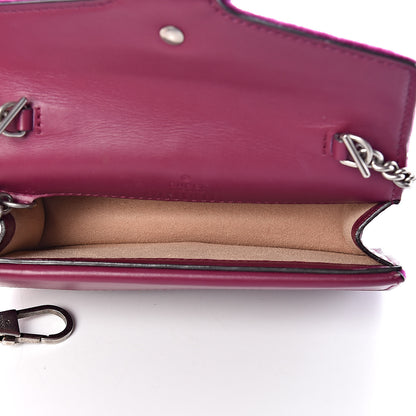 Gucci Velvet Super Mini Dionysus Shoulder Bag Fuchsia Violet Cyclamen 5 of 15