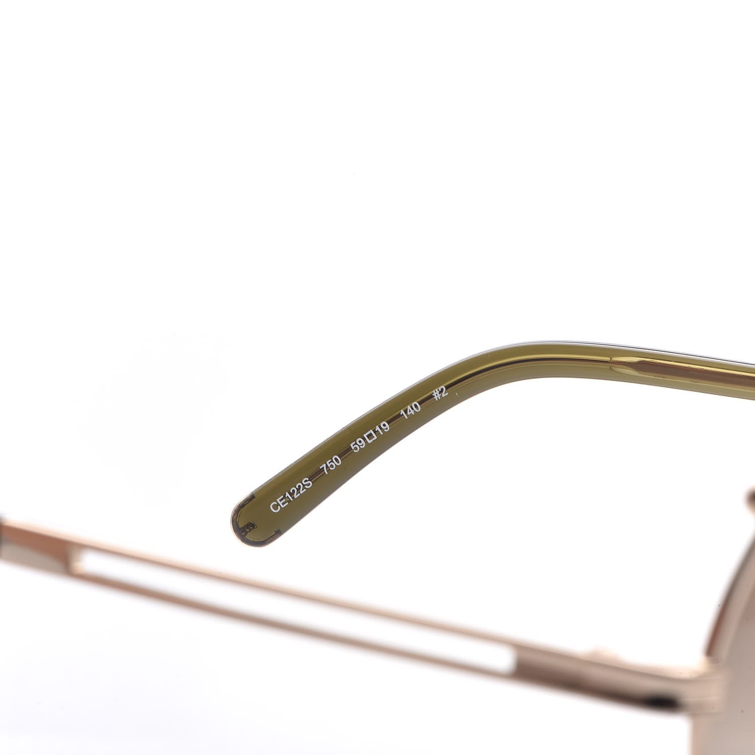Chloe Isidora Oversized Round Sunglasses CE122S Gold 5 of 7