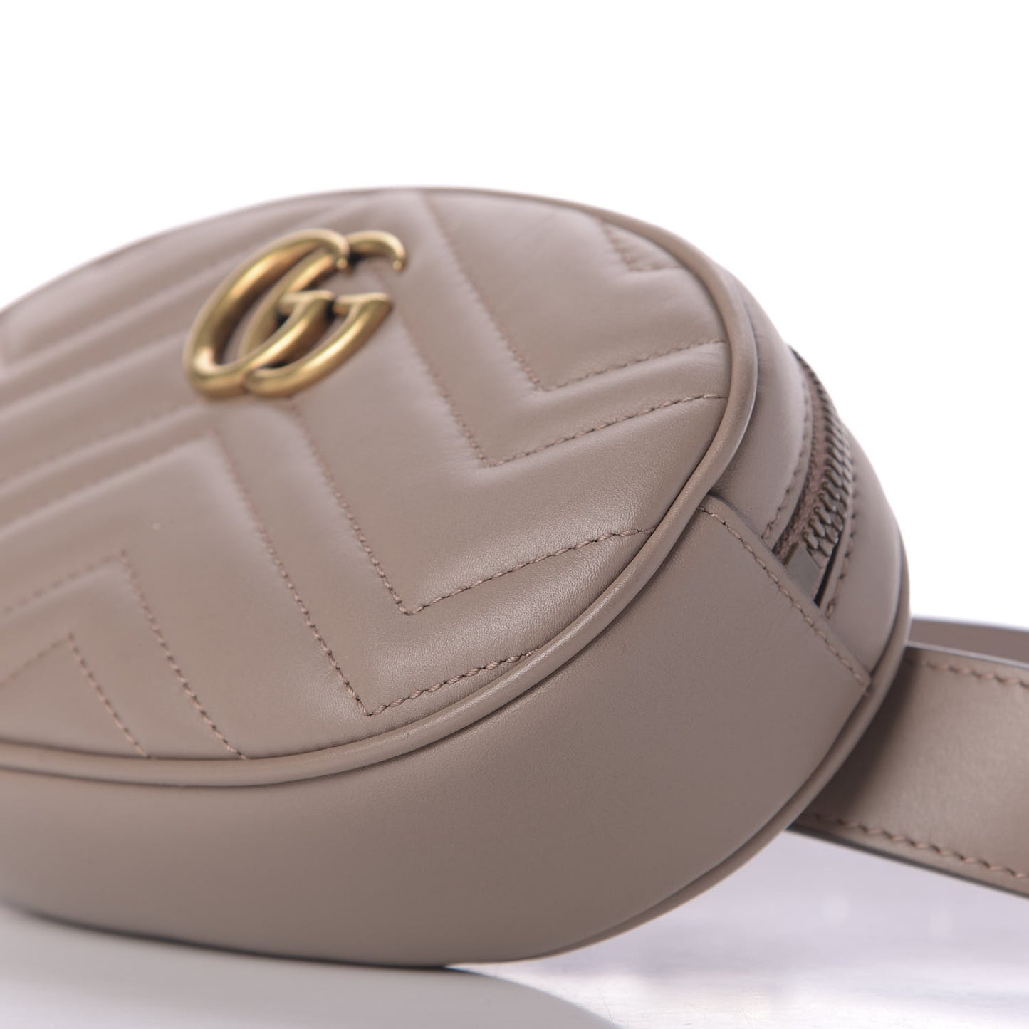 Calfskin Matelasse GG Marmont Belt Bag 85 34 Porcelain Rose