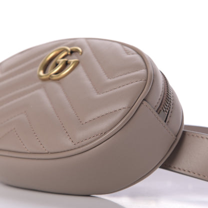 Gucci Calfskin Matelasse GG Marmont Belt Bag 85 34 Porcelain Rose 7 of 10