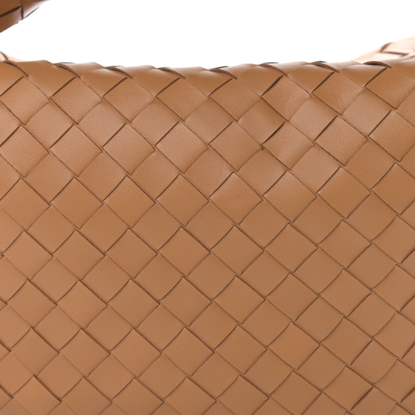 Nappa Intrecciato Teen Jodie Hobo Caramel