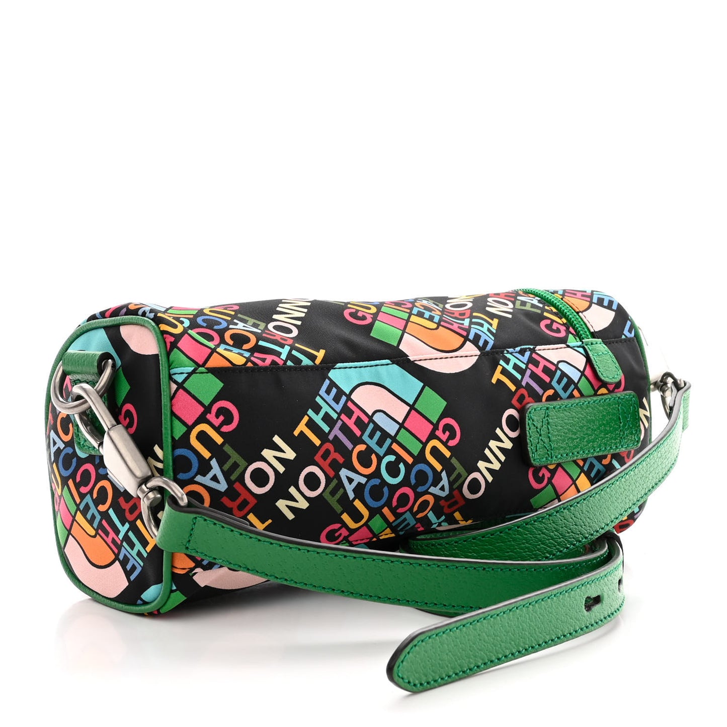 X THE NORTH FACE Econyl Nylon Barrel Shoulder Bag Black Multicolor