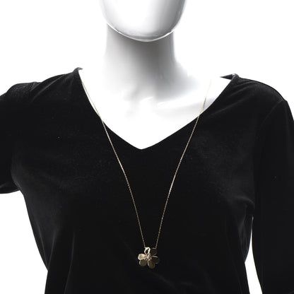 Van Cleef & Arpels 18K Yellow Gold Diamond Very Large Frivole Clip Pendant Necklace 2 of 9