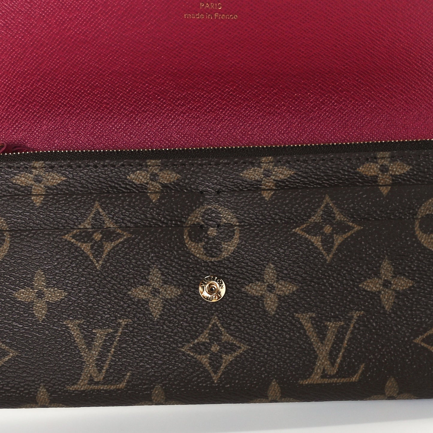 Monogram Emilie Wallet Fuchsia