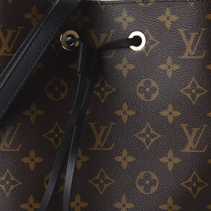 Louis Vuitton Monogram Neonoe MM Black 9 of 10