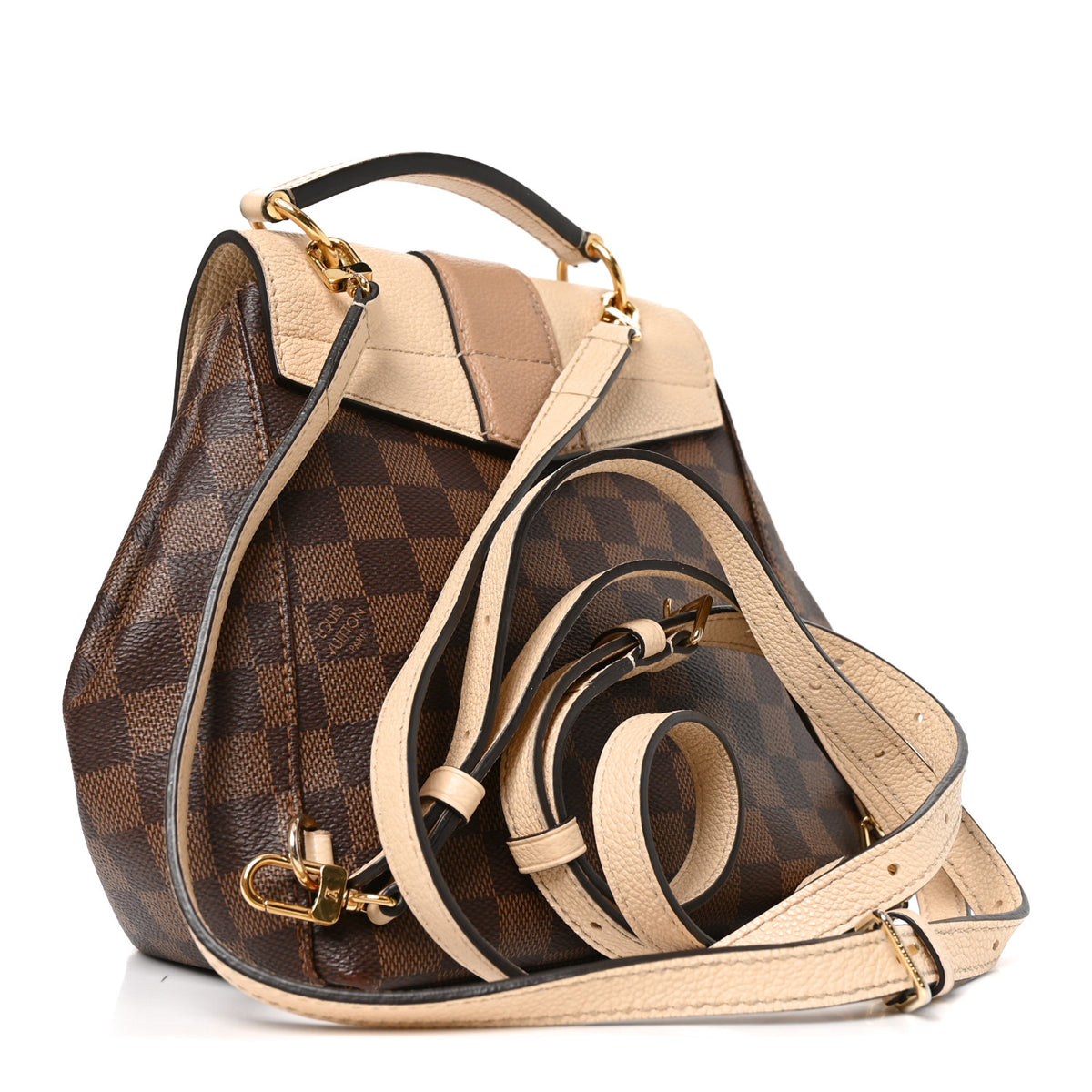 Damier Ebene Clapton Backpack Creme