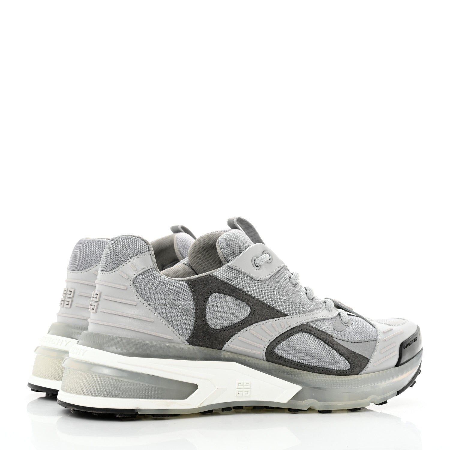 Givenchy Calfskin Giv 1 Runner Sneakers 40 Grey 4 of 9