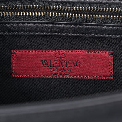 Valentino Garavani Vitello Medium Glam Lock Rockstud Flap Black 5 of 7