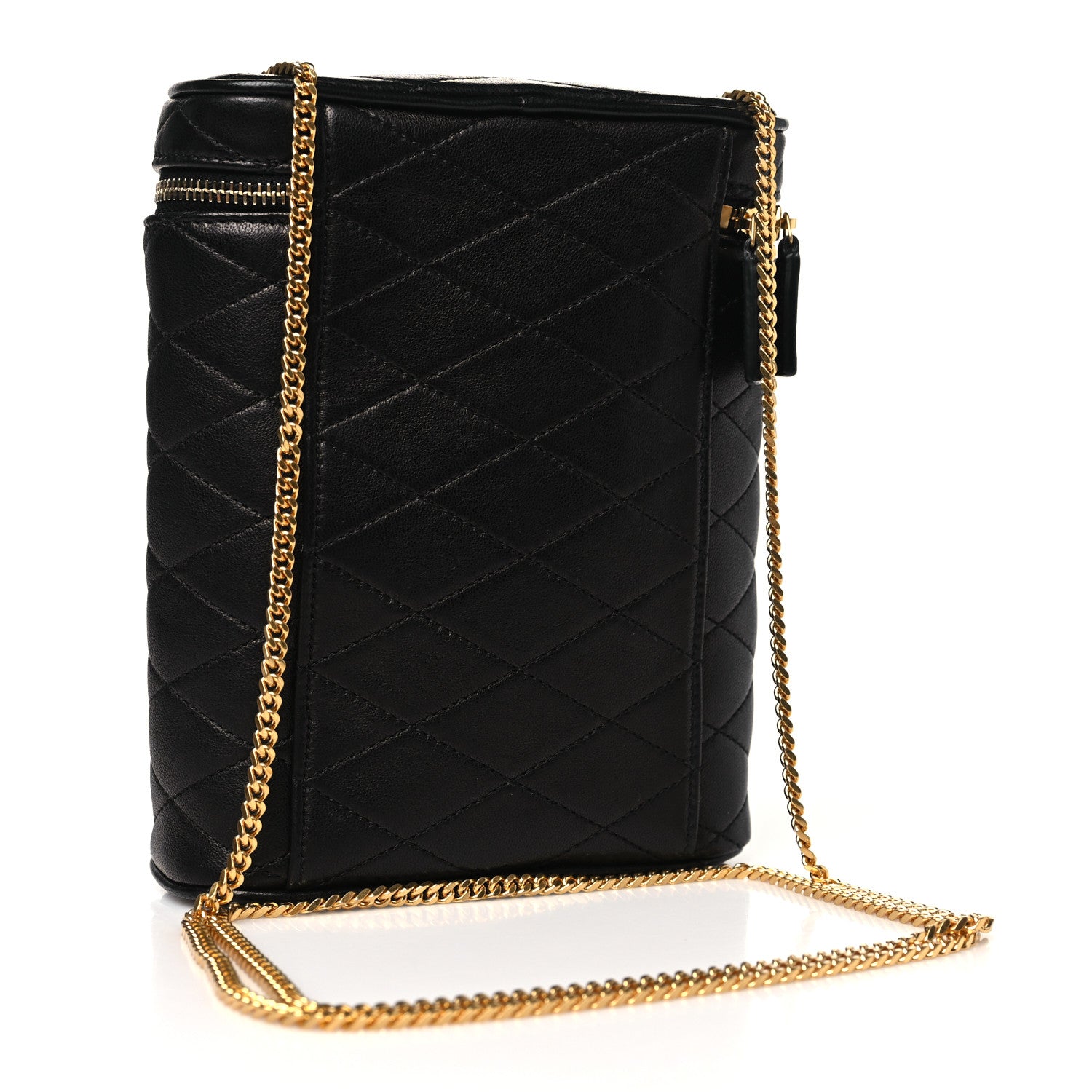 Saint Laurent Lambskin Quilted Binocular Case Black 3 of 10