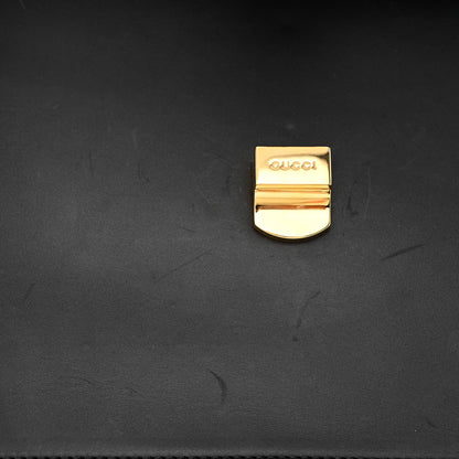Gucci Calfskin Medium Sylvie Top Handle Bag Black 11 of 15